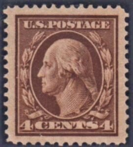 US 334 Washington / Franklin XF - Superb Mint LH Jumbo Margins cv $100++