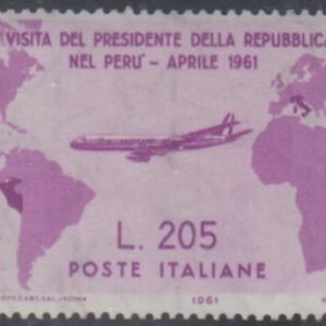 Italy 834a F - VF NH Rose Lilac - Signed Sanabria cv $1,250