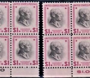 US 832g F - VF Mint NH LL + LR Position Blocks - cv $560++