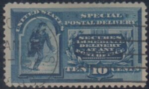 US E2 Special Delivery VF - XF Used Large Margins, Light Boston Cancel cv $70