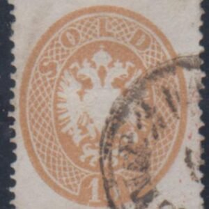 Austria - Lombardy - Venetia - 19 VF Used Light Cancel cv $310