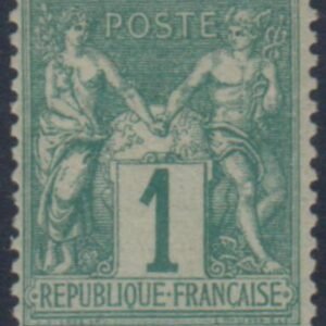 France 64 VF Mint LH 1c Type I cv $125