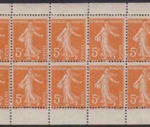 France 160a Mint NH Booklet Pane of 10 cv $72.50
