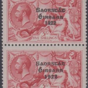 Ireland 78a F - VF Mint LH Vertical Pair, NH Wide Setting on bottom cv $700