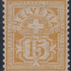 Switzerland 75 XF Mint LH cv $160