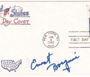 US 2012 on FDC Signed by Ernest Borgine, Actor