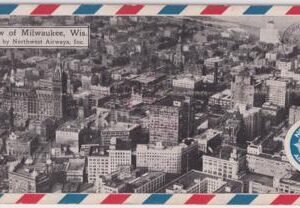 US 1930 C14 F-VF on Legal Sized PPC of Milwaukee View