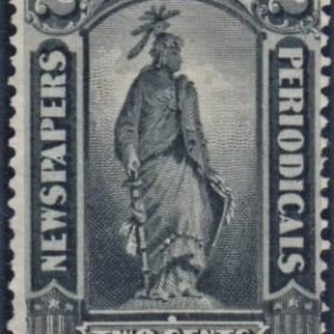 US PR9 Newspaper Fine Unused No Gum cv $120