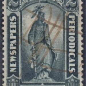 US PR9 Newspaper XF Used Pen Stroke Cancel cv $140