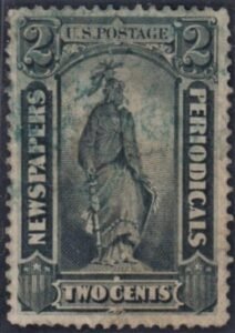US PR9 Newspaper VF Used Handstamp Cancel - Thin cv $125