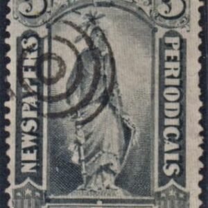 US PR10 Newspaper F - VF Used Nice Postal Target Cancel - Short Perfs cv $125