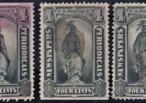 US PR11 Newspaper F - VF+ Used Brush Cancels cv $125