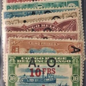 Belgian German East Africa NB1-9 VF NH cv $287