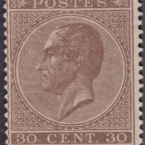 Belgium 20 Fine Mint LH Fresh OG cv $625