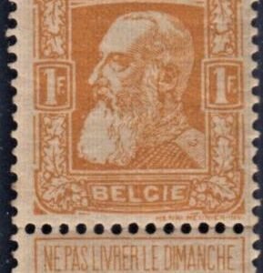 Belgium 90 VF Mint LH cv $110