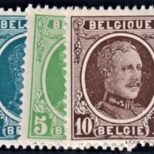 Belgium 188 - 190 VF - XF NH cv $243.25