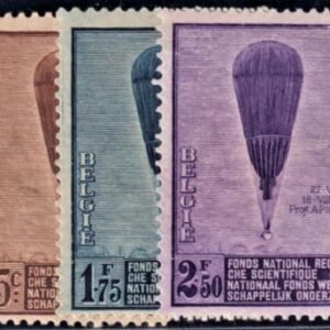 Belgium 251 - 253 F - VF Mint NH cv $112.50