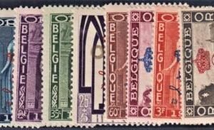 Belgium B69-77 F - VF NH Complete Set with Kaiser Cert