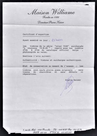 INV-20904x1_d14cc4ba-99a7-428e-9dbd-a3387f0bb69e Belgium B69-77 F - VF NH Complete Set with Kaiser Cert