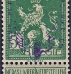 Belgium Q49 XF Mint LH Signed J Baete cv $200+