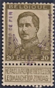 Belgium Q53a F - VF Mint LH - Very Scarce! Kaiser Cert cv $900