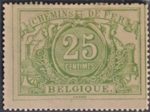 Belgium Q10 Ave - F Wmk cv $72.50+