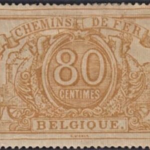 Belgium Q12 F - VF H Wmk cv $72.50+
