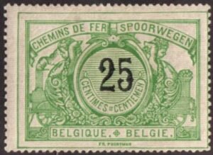 Belgium Q19 Ave - F LH Wmk cv $17.50+