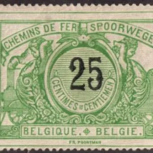 Belgium Q19 Ave - F LH Wmk cv $17.50+