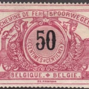 Belgium Q20 F - VF LH Wmk cv $30+