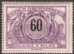 Belgium Q21 F LH Wmk cv $60+