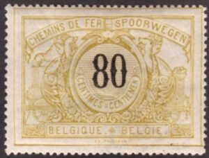 Belgium Q22 F - VF H cv $50
