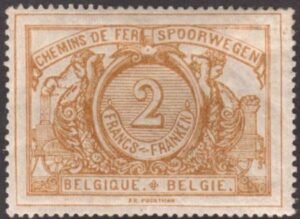 Belgium Q24 VF H Wmk