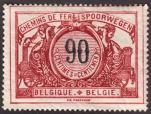Belgium Q28 F LH Wmk cv $110+