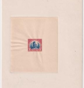 US 573 Large Die Proof Signed by Vignette engraver, John Eissler