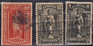 US PR114, PR117, PR120 Newspaper F+ Used cv $160
