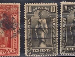 US PR114, PR117, PR120 Newspaper F+ Used cv $160