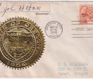 US 1948 Scott 964 FDC Signed by Governor John H. Hall