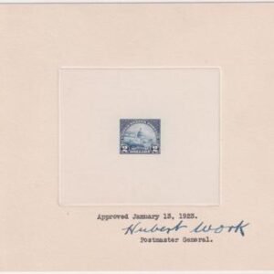 US 572P1 $2. Capitol Building Large Die Proof in Blue