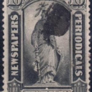 US PR62 Newspaper F - VF Used Postal Cancel cv $150
