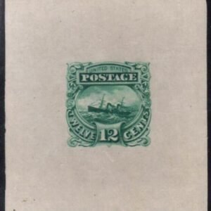 US 117E2c Essay XF Unused Die Proof on India - Small Numerals cv $1,350