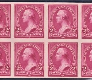 US 248P4 Essay XF Unused Block of 8 Card Proof PSE Cert cv $950