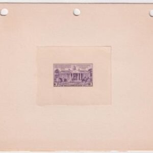 US 835P2 3c Constitution Ratification Large Die Proof in Violet