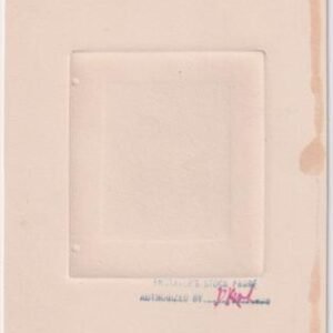 US888P1 10c Frederic Remington Large Die Proof in Brown on India