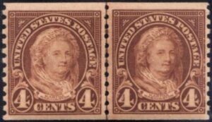 US 601 VF - XF Mint NH Line Pair - Exceptional Centering cv $80
