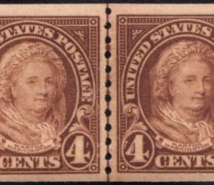 US 601 VF - XF Mint NH Line Pair - Exceptional Centering cv $80