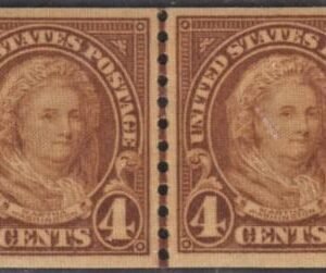 US 601 XF Mint LH Line Pair cv $40