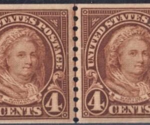 US 601 VF Mint NH Line Pair cv $55