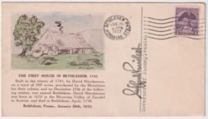 US 708  Autographed Cover, Gifford Pinchot, Governor of PA