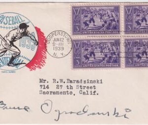US 855 Autographed FDC, Bruce Ogrodowski,  Pitcher for The Cardinals